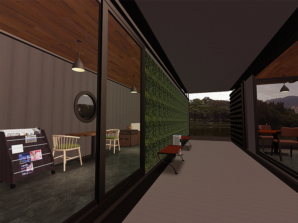 貨櫃屋設計3D圖