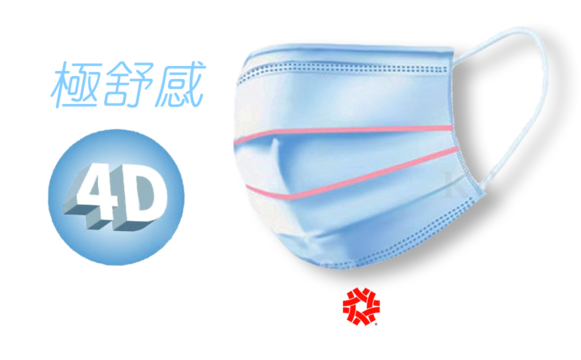 專利4D雙支撐型醫療口罩