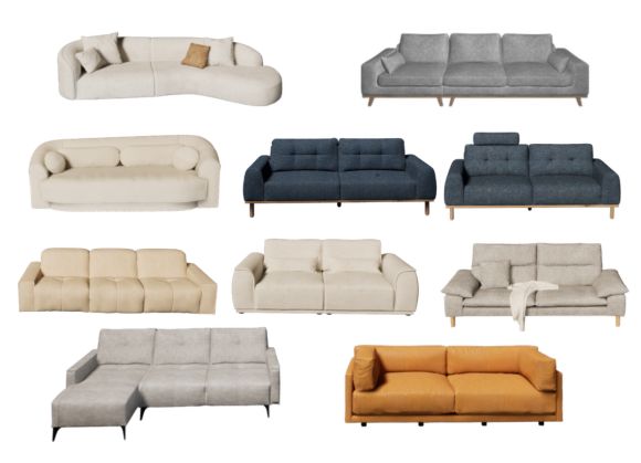 全新 3D 沙發模型上架 全新 3D 沙發模型上架